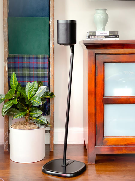 Speaker Stands for SONOS One, One SL, PLAY:1 or PLAY:3 - BLACK PAIR