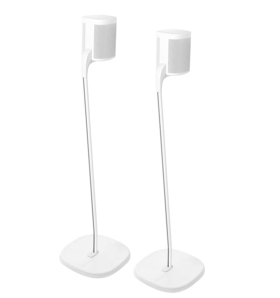 inch råd stun Speaker Stands for SONOS One, One SL, PLAY:1 or PLAY:3 - WHITE PAIR – GT  STUDIO