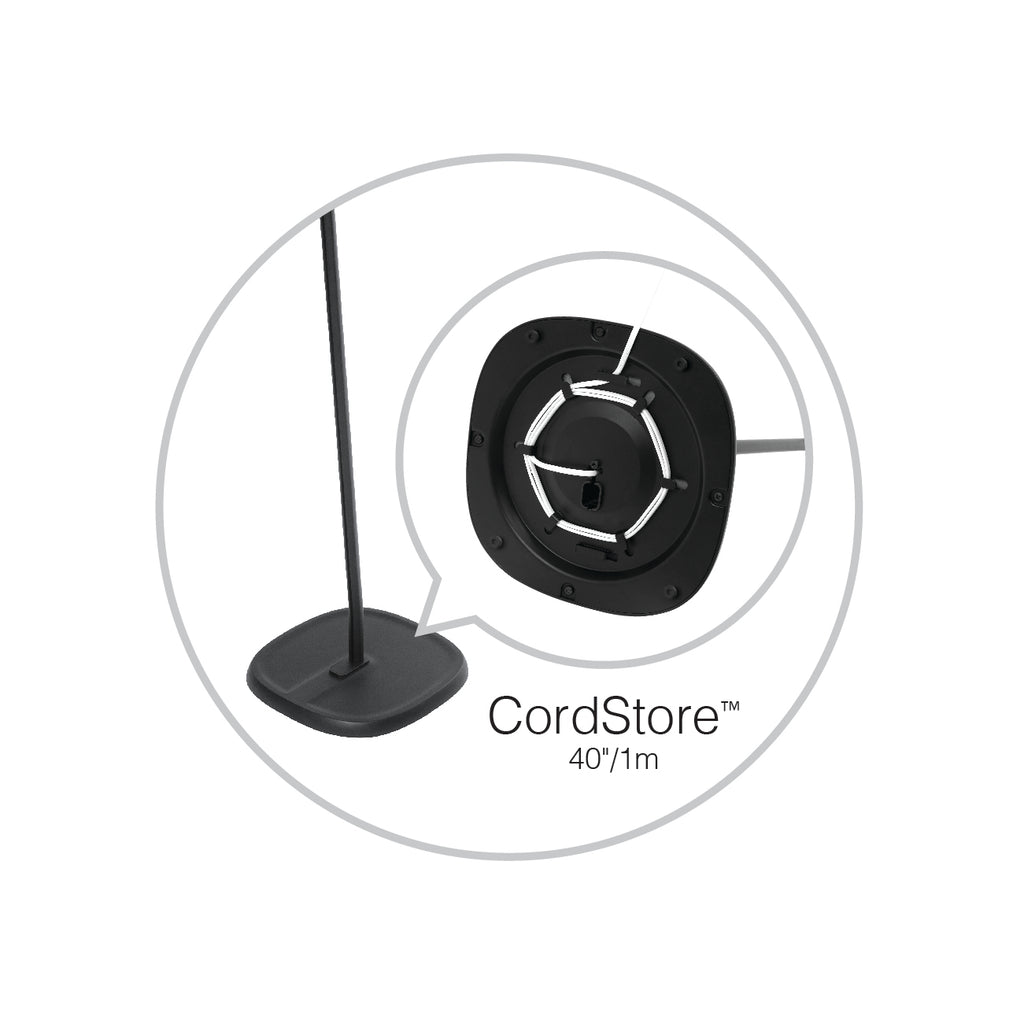 CordStore Conceals Excess Cord! No More Unsightly Cords On The Floor