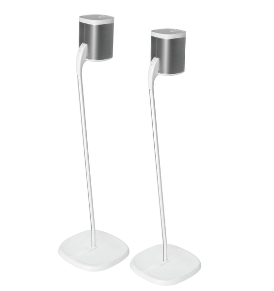 Speaker Stands for SONOS One, One SL, PLAY:1 or PLAY:3 - WHITE PAIR